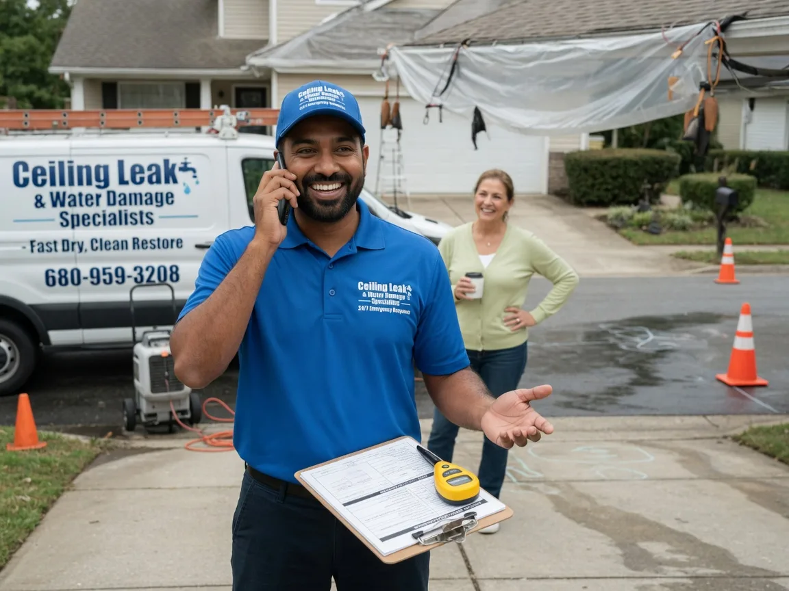 Ceiling Leak Cleanup Centerville, TX FAQs
